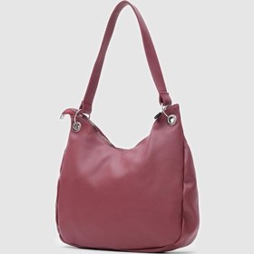Resim Shule Bags Valerie Oval Omuz Çantası Bordo Bordo 