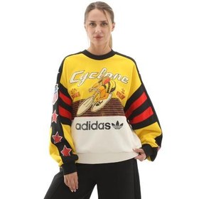 Resim adidas Cyclıng Crew Kadın Sweatshirt Sarı 