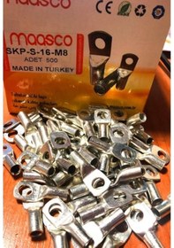 Resim 400-300-200 Adet Maasco S Tipi (Kalın Tip) Kablo Pabucu 16Mm/M8 
