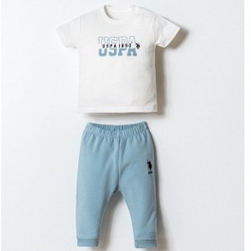 Resim U.s. Polo Assn. Erkek Bebek Mavi 3lü Takım 5274-50030 mavi 