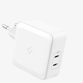 Resim Spigen 45W USB-C Güç Adaptörü 2 Port (Akım Korumalı) 20W/45W Şarj Cihazı PE2010 White - ACH02613 