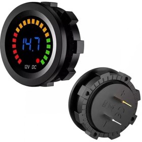 Resim Powermaster IC-230E 6-18 Volt Voltmetre Pano Tipi Akü Göstergeli 28 mm 