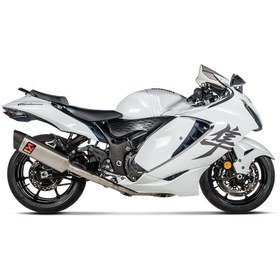 Resim AKRAPOVIC S-S13R1-APLT SUZUKI GSX-1300R HAYABUSA (21-24) RACING LINE (TITANIUM) EGZOZ 