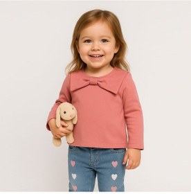 Resim Overdo Kids Kız Çocuk 1-4 Yaş Fiyonk Yakalı Sweat Çok Renkli 
