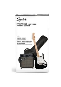 Resim Squier 0371720606 Sonic Stratocaster Elektro Gitar Seti Siyah 