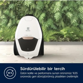 Resim Electrolux PD82-ALRGT Toz Torbalı Elektrikli Süpürge, Beyaz 