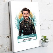 Resim Karikatürlü En Başarılı Erkek Dalgıç Kanvas Tablo 