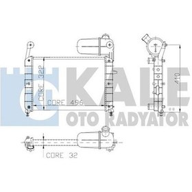 Resim Kale Radyatör Tmpr-tıpo Mek Klimasız 496x322x23 2 Sıra Al Pl Sistem 