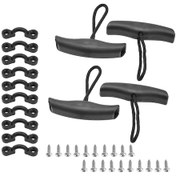 Resim Yaleker Kano Taşıma Kolu Seti - Nilon Ve Paslanmaz Çelik Malzeme, 4 Adet Kolu, 10 Adet Gözlemci, 20 Adet Vida İle Taşıma Kolaylığı 