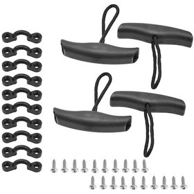 Resim Yaleker Kano Taşıma Kolu Seti - Nilon Ve Paslanmaz Çelik Malzeme, 4 Adet Kolu, 10 Adet Gözlemci, 20 Adet Vida İle Taşıma Kolaylığı 