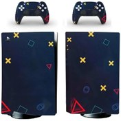 Resim Kt Grup Modern Logo Playstation 5 Dijital Versiyon Sticker Kaplama Seti 