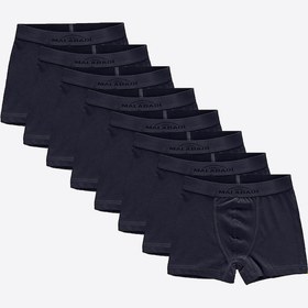 Resim Malabadi Erkek Çocuk Füme 8 Li Paket Pamuk Elastan Boxer 208 