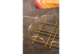 Resim Depa Gold Sunum Peçeteliği & Peçetelik Paslanmaz 