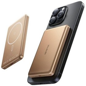 Resim Mcdodo Mc-4642 5000mah 20w Metal Ultra İnce Manyetik Powerbank Gold 