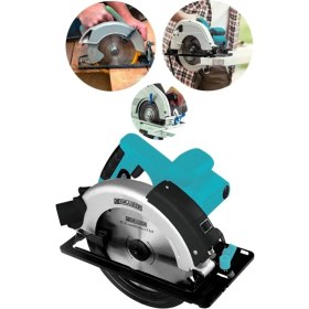 Resim Graizer Alman 3000 Watt Lazerli Bakir Sargili Metal Şanzuman Sunta Kesme Daire Testere Makinesi 185 mm 