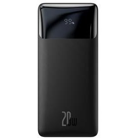 Resim Baseus Bipow Overseas Edition Dijital Ekranlı 20 W 20000 mAh Powerbank Siyah 