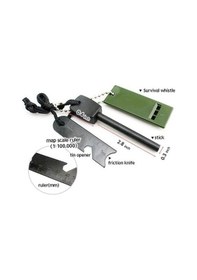 Resim Survive Magnezyum Çubuğu Ateş Başlatıcı Çakmak Taşı 