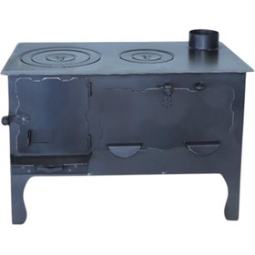 Resim Altaş ŞEHZADE CAMSIZ ALTAŞ Kuzine SOBA 4 MM ÇOK AMAÇLI BAHÇE TİPİ KUZİNE SOBA ÖZEL EL YAPIMI SOBA 