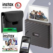 Resim Instax Wide Link Gri Akıllı Yazıcı ve Çantalı Hediye Seti 3 Fujifilm