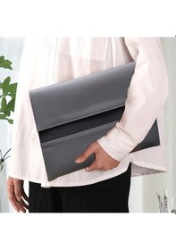 Resim Lenyes Lb511 Nfc Tag Özellikli 14 İnç Su Geçirmez Laptop Kılıfı Gri 