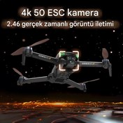Resim ZELIA Wear 4K Sabit Kameralı 150 Metre Menzil, RGB LED Drone – Brushless Motor, Ultra Stabil Uçuş 