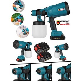 Resim Germany Style 258vfx Yüksek Basınçlı Çift Akülü Sprey Boya Püskür 