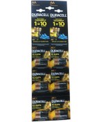 Resim Duracell LR6/MN1500 Alkalin AA Kalem Pil Kartela 2 x 6'lı 