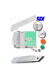Resim Maket Bıçağı Yedeği Geniş 3 Tüp 10 Lu 18 Mm Sdı Falçata Bıçağı Yedek Ağızları Koli Karton Kesici Hobi 