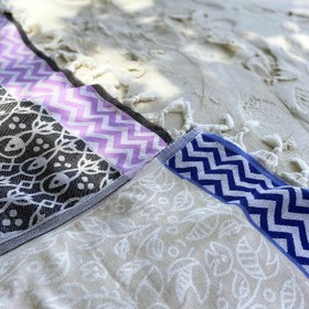 Resim Siyah 'Mahi' Peştemal 