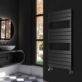 Resim Alüminyum Dekoratif Havlupan Zeus Plus 1170 x 500 12 Dilim | Dokulu Antrasit Gri | Yüksek Isıl Güç | 5 Yıl Üretici Garantisi 