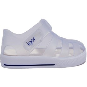 Resim Igor S10171 Star Beyaz Ortopedik Günlük Kız Çocuk Sandalet Beyaz 