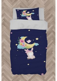 Resim Mekta Home Bebek Ve Çocuk Odası Ayda Sallanan Sevimli Hayvan Desenli Nevresim Takımı 