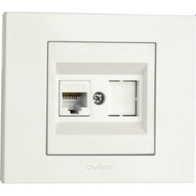 Resim Grano Serisi Beyaz Numeris Telefon Priz + Çerçeve 