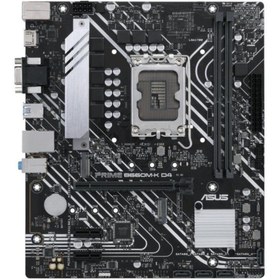 Resim ASUS Prıme B660m-k D4 Intel B660 Lga1700 Ddr4 5333 Hdmı Vga Çift M2 Usb3.2 