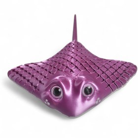Resim Manta Ray Vatoz - Buz Mavi 