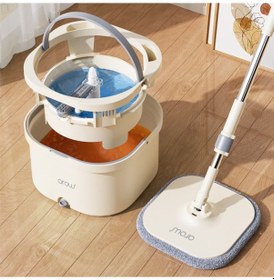 Resim Arow Temiz Kirli Su Ayırabilen 2 Yedek Bezli Mop Seti 