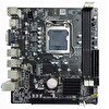 Resim İzoly H81 Sata DDR3 1600 MHz USB 2.0 VGA HDMI Ses Lan 1150P 4.Gen Kutusuz Anakart 