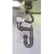 Resim Teka Tekdekor Teka Ebm 45 İnfant Od Gravity 45 Evye Süzgeçli Sifon Takımı 