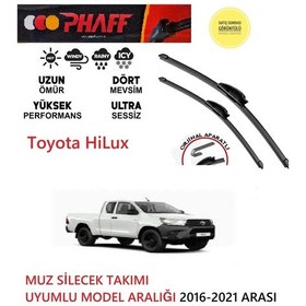 Resim Toyota Hilux Silecek 2016 Model Silgeç Takımı Araca Uyumlu 