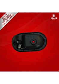 Resim Dacia Duster 2009-on için Ön veya Arka Sol İç Kapı Krom Açma Kolu 