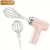 Resim Honeybeeshop Pembe Usb Şarjlı Kablosuz El Çırpıcı Kompakt Çok Fonksiyonlu Karıştırıcı Mutfak Kullanımı Diğer 