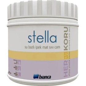 Resim Bianca Stella Su Bazlı Sıvı Cam Ipek Mat 500 ml 