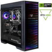 Resim Casper Excalibur E75H.124F-DFB0X-0SD Intel Core i5 12400F 32GB RAM 1 TB NVME SSD GEN4 8GB RTX 4060 Freedos Masaüstü Bilgisayar 