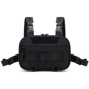 Resim Küçük Yürüyüş Sırt Çantası Erkekler Büyük Kapasiteli Siyah Siyah 