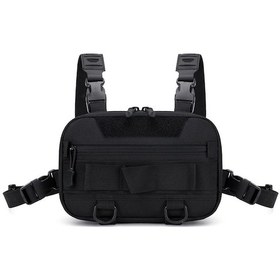 Resim Küçük Yürüyüş Sırt Çantası Erkekler Büyük Kapasiteli Siyah Siyah 