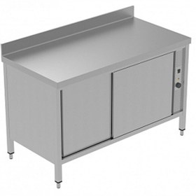 Resim Electrolux Professional Sıcaklık Dolabı 1 Ara Raf Ve 2 Kayar Kapılı Fanlı Isıtma Sırtlı - 1400 MM Plus GTC1410E 