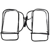 Resim Geeroyoo Motosiklet Ve Elektrikli Bisiklet El Tutucu Kılıfı - Pvc Isı Yalıtımlı, Su Geçirmez, Rüzgar Engellici Kışlık Koruma Kapak Şeffaf, 1 Çift 