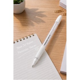 Resim Artlantis Neon Jel Kalem 1.0mm 1 Adet Pensan Neon Gel Tükenmez Kalem Neon Pilot Kalem Canlı Neon Renk Akıcı Yazım Okul Ofis 