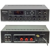 Resim König K-80 - 2 Bölgeli 80 Watt Hat Trafolu Stereo Anfi 