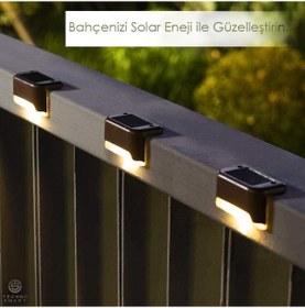 Resim Technojet Solar Güneş Enerjili Şarj Edilen Köşebent Merdiven Vera (546887867) 